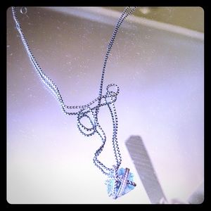 David Yurman cable wrap necklace with diamonds